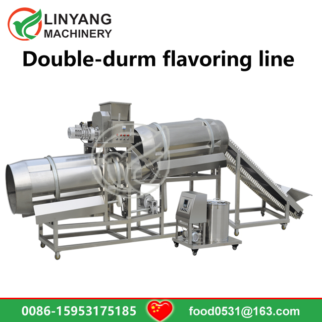 “Double-durm flavoring line