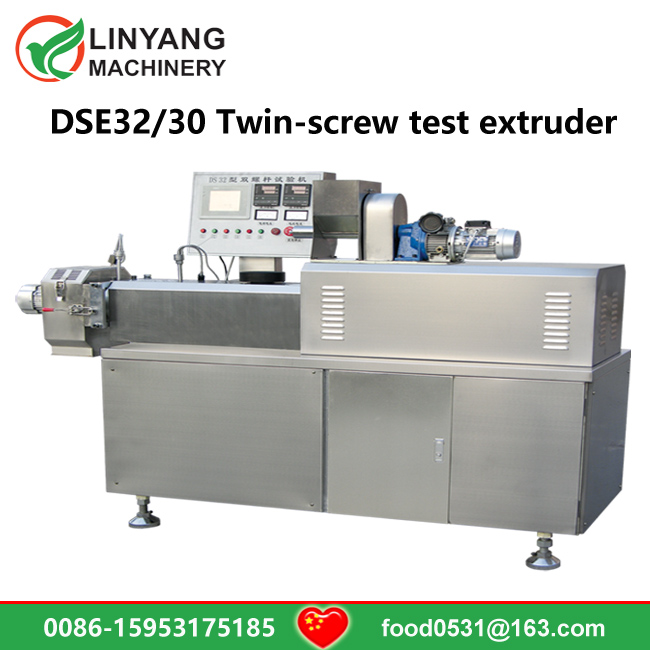 Twin-screw test extruder