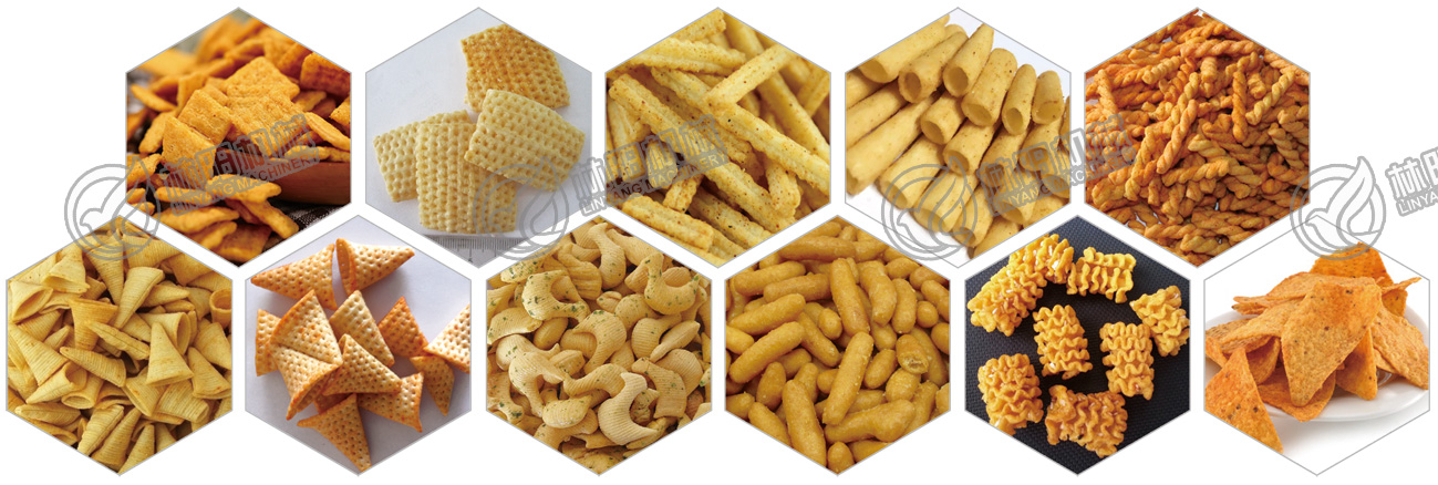 油炸膨化食品生产线(图1) 油炸膨化食品生产线(图1)